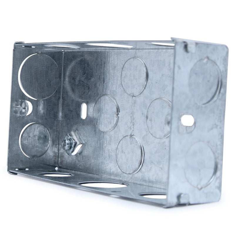 درافل صندوق توصيل كهربائي معدني مجلفن عميق من دورافيل (13 × 7 × 3.5 سم) - Image 5